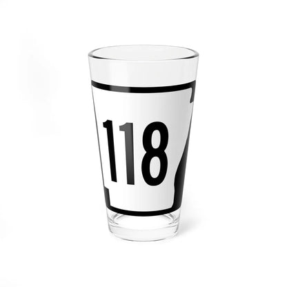 Arkansas 118 1970 (Arkansas) (Road Sign) Pint Glass 16oz 16oz - Go Mug Yourself