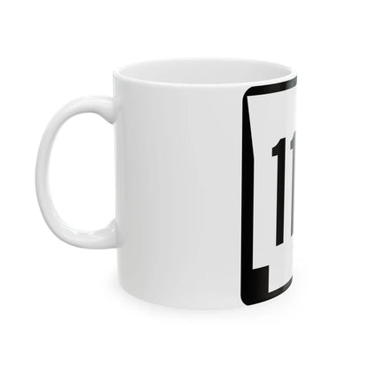 Arkansas 119 1970 (Arkansas) (Road Sign) White Coffee Mug - Go Mug Yourself