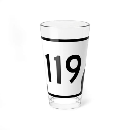 Arkansas 119 (Arkansas) (Road Sign) Pint Glss 16oz 16oz - Go Mug Yourself