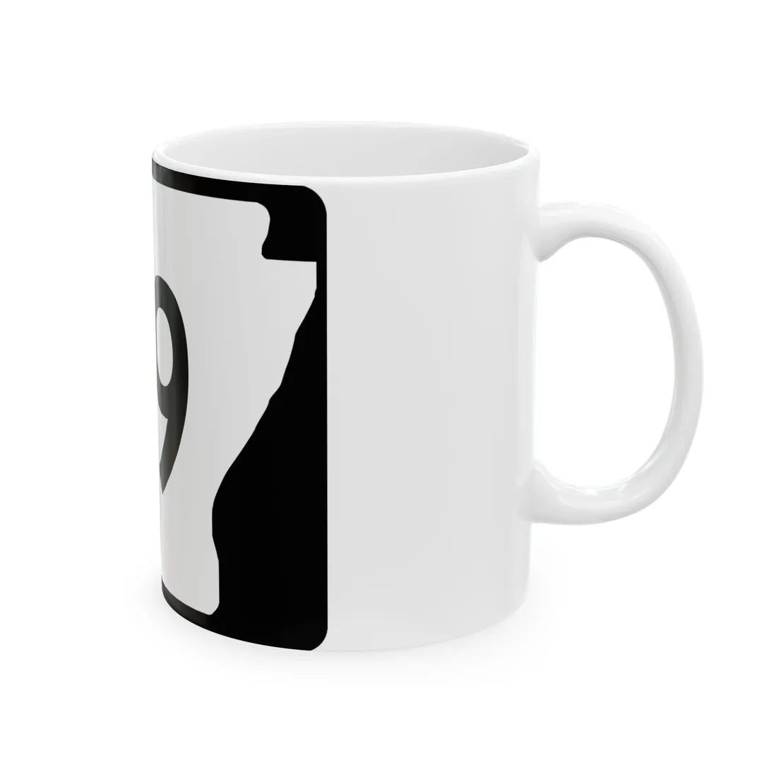 Arkansas 119 (Arkansas) (Road Sign) White Coffee Mug - Go Mug Yourself