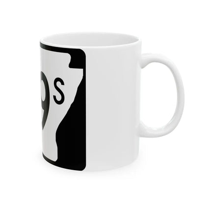 Arkansas 119S (Arkansas) (Road Sign) White Coffee Mug - Go Mug Yourself