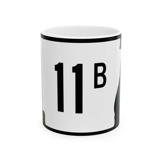 Arkansas 11B (Arkansas) (Road Sign) White Coffee Mug 11oz - Go Mug Yourself