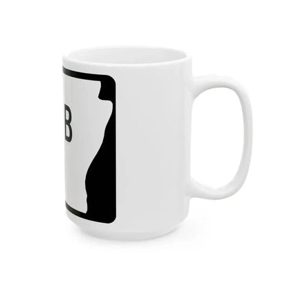 Arkansas 11B (Arkansas) (Road Sign) White Coffee Mug - Go Mug Yourself