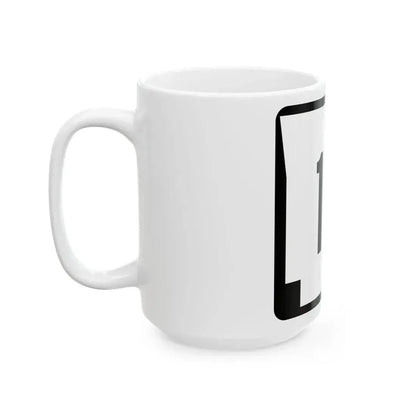 Arkansas 12 (Arkansas) (Road Sign) White Coffee Mug - Go Mug Yourself