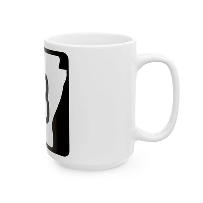Arkansas 123 1970 (Arkansas) (Road Sign) White Coffee Mug - Go Mug Yourself