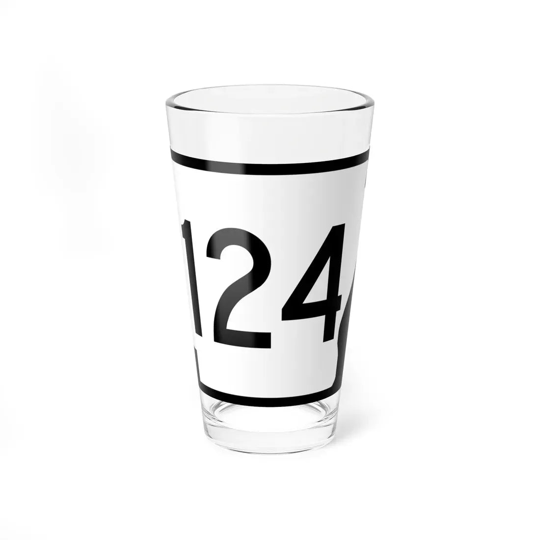 Arkansas 124 (Arkansas) (Road Sign) Pint Glass 16oz 16oz - Go Mug Yourself