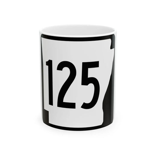 Arkansas 125 1970 (Arkansas) (Road Sign) White Coffee Mug 11oz - Go Mug Yourself