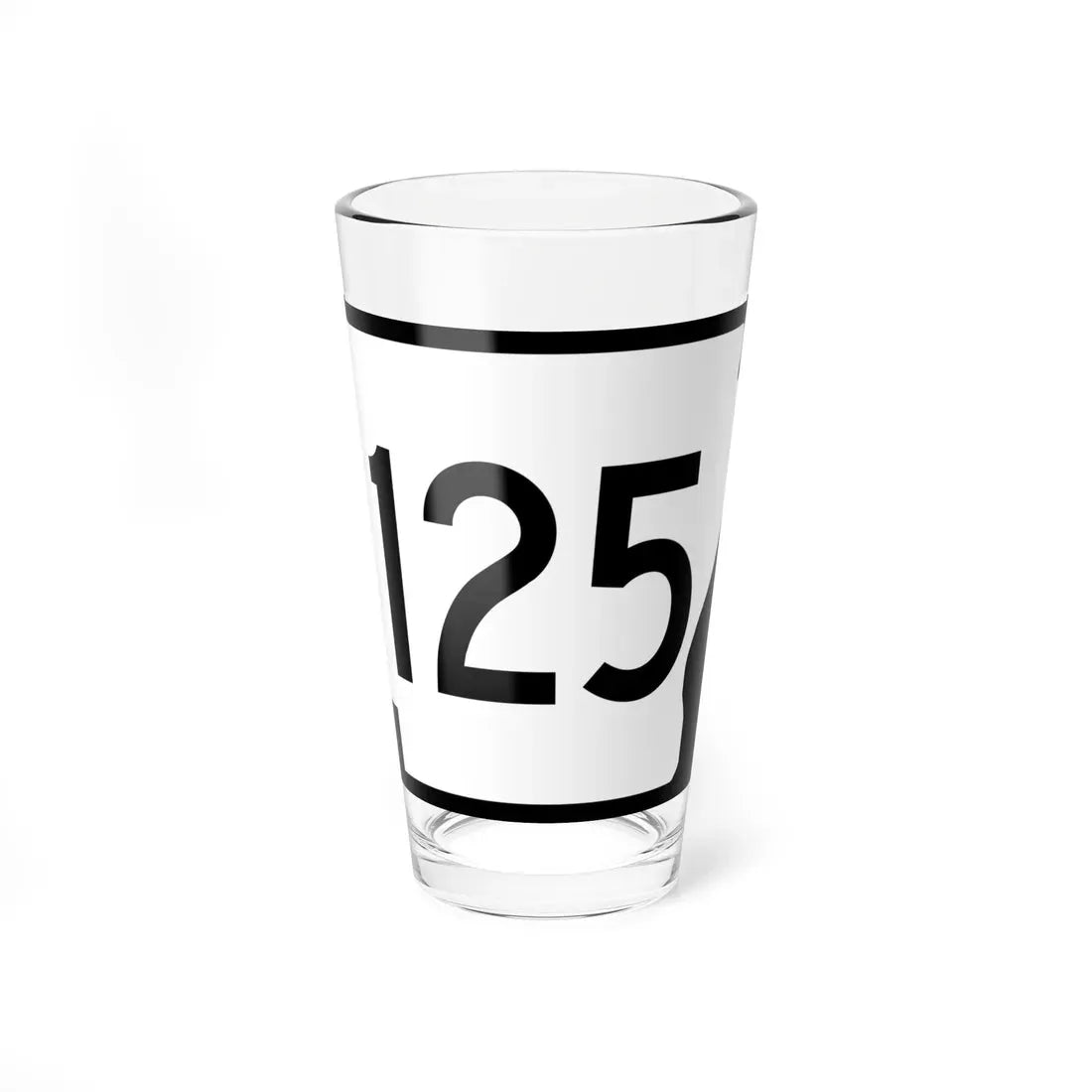 Arkansas 125 (Arkansas) (Road Sign) Pint Glass 16oz 16oz - Go Mug Yourself