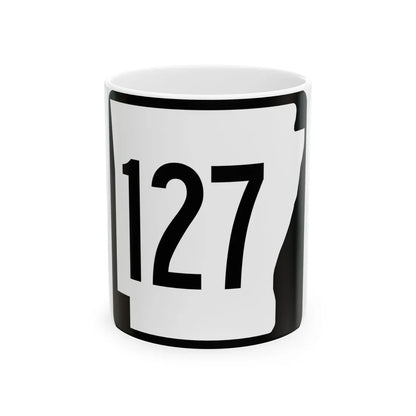 Arkansas 127 1970 (Arkansas) (Road Sign) White Coffee Mug 11oz - Go Mug Yourself