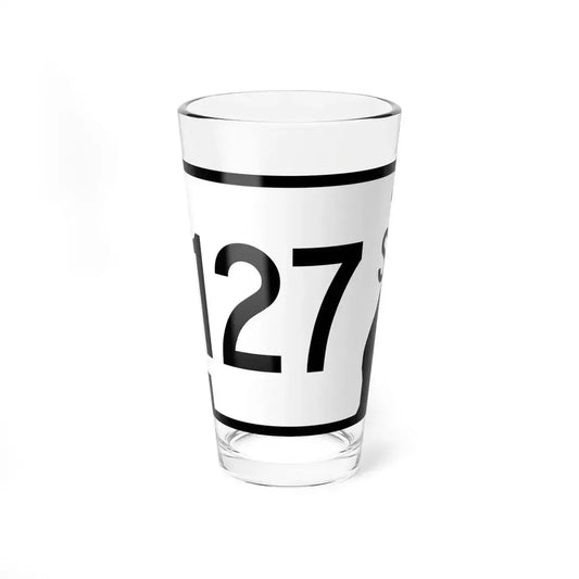 Arkansas 127S (Arkansas) (Road Sign) Pint Glass 16oz 16oz - Go Mug Yourself
