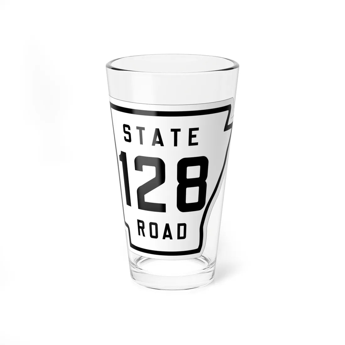 Arkansas 128 1926 (Arkansas) (Road Sign) Pint Glass 16oz 16oz - Go Mug Yourself