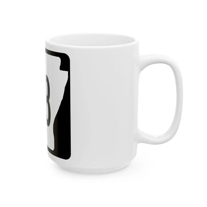 Arkansas 128 1970 (Arkansas) (Road Sign) White Coffee Mug - Go Mug Yourself