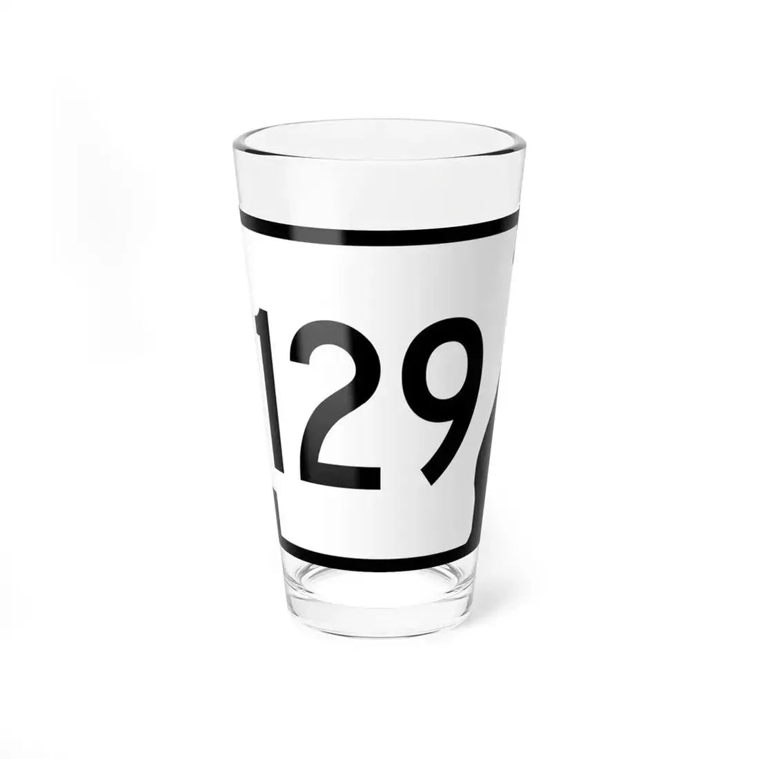 Arkansas 129 (Arkansas) (Road Sign) Pint Glass 16oz 16oz - Go Mug Yourself