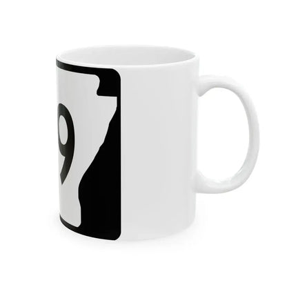 Arkansas 129 (Arkansas) (Road Sign) White Coffee Mug - Go Mug Yourself