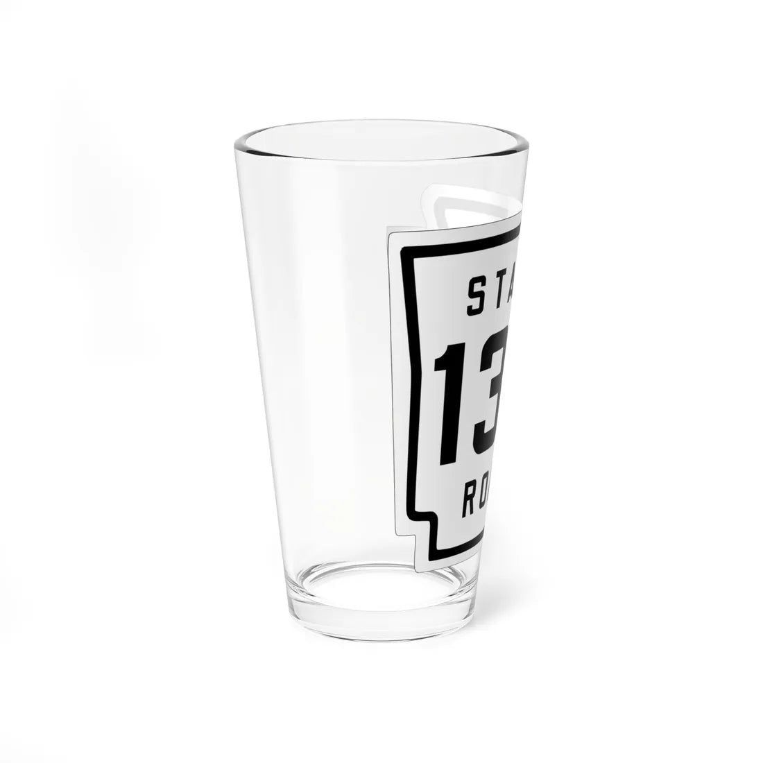 Arkansas 130 1926 (Arkansas) (Road Sign) Pint Glass 16oz - Go Mug Yourself