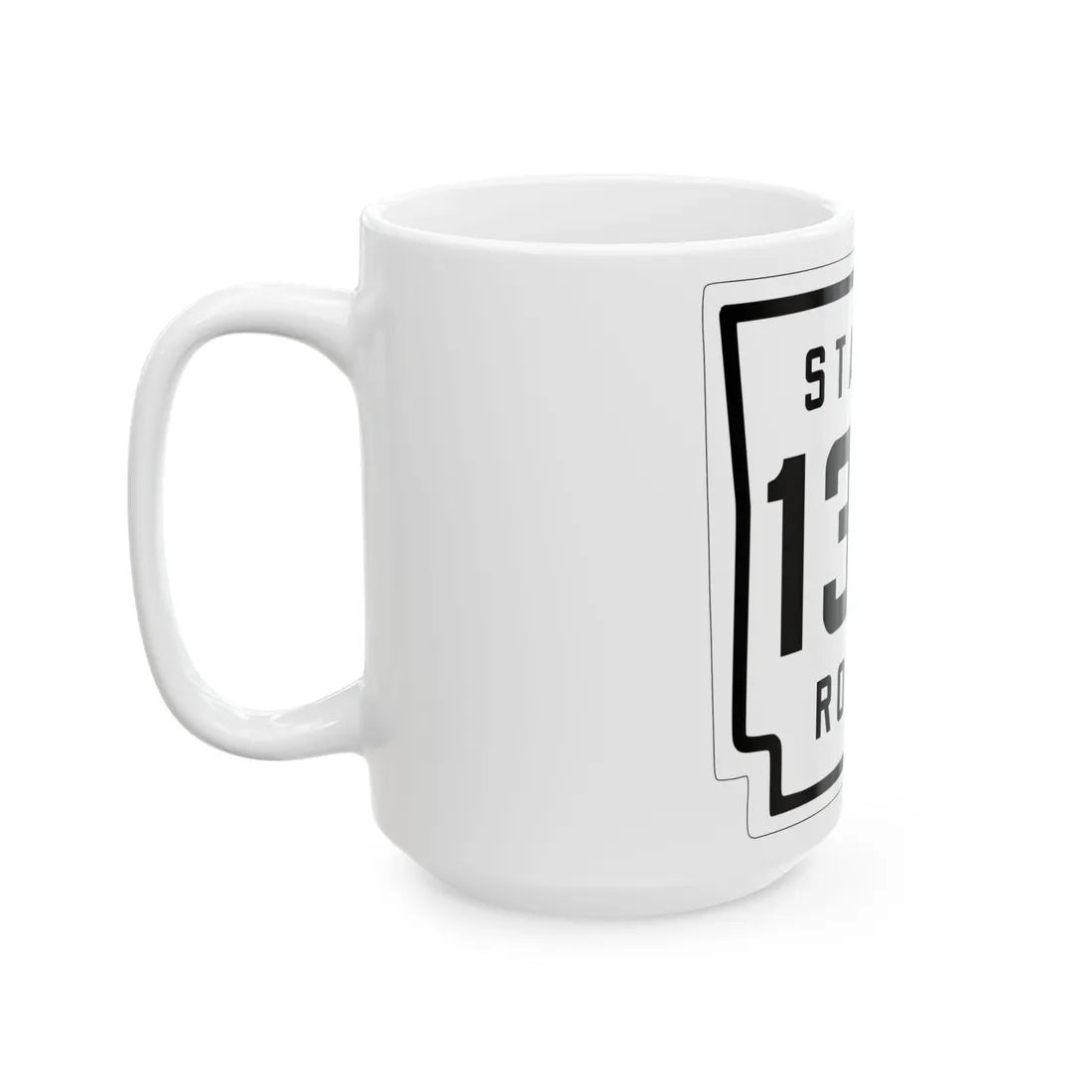 Arkansas 130 1926 (Arkansas) (Road Sign) White Coffee Mug - Go Mug Yourself