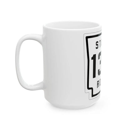Arkansas 130 1926 (Arkansas) (Road Sign) White Coffee Mug - Go Mug Yourself