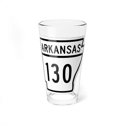 Arkansas 130 1948 (Arkansas) (Road Sign) Pint Glass 16oz 16oz - Go Mug Yourself