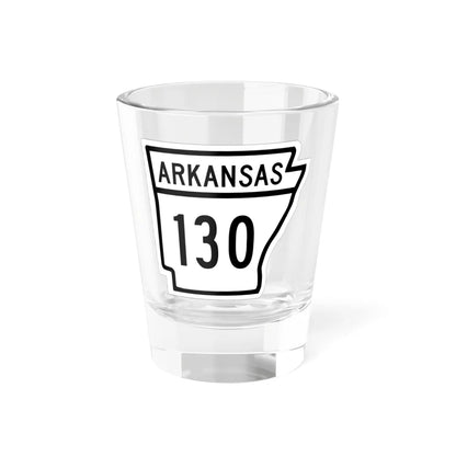 Arkansas 130 1948 (Arkansas) (Road Sign) Shot Glass 1.5oz 1.5oz - Go Mug Yourself