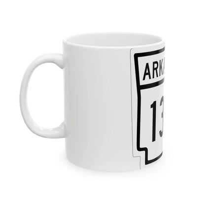 Arkansas 130 1948 (Arkansas) (Road Sign) White Coffee Mug - Go Mug Yourself