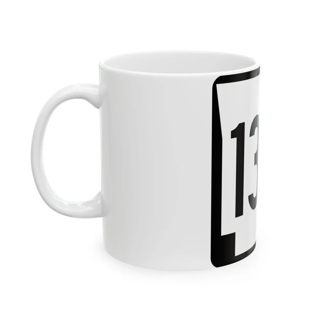 Arkansas 130 1970 (Arkansas) (Road Sign) White Coffee Mug - Go Mug Yourself