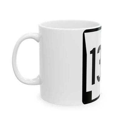 Arkansas 130 1970 (Arkansas) (Road Sign) White Coffee Mug - Go Mug Yourself
