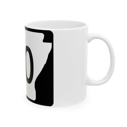Arkansas 130 (Arkansas) (Road Sign) White Coffee Mug - Go Mug Yourself