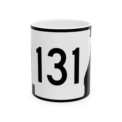 Arkansas 131 (Arkansas) (Road Sign) White Coffee Mug 11oz - Go Mug Yourself