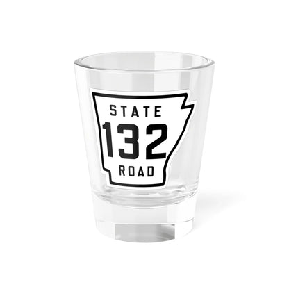 Arkansas 132 1926 (Arkansas) (Road Sign) Shot Glass 1.5oz 1.5oz - Go Mug Yourself