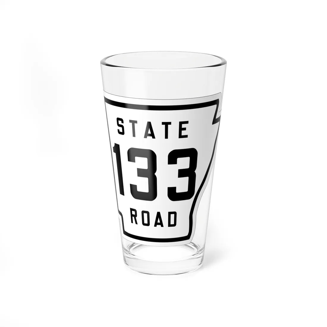 Arkansas 133 1926 (Arkansas) (Road Sign) Pint Glss 16oz 16oz - Go Mug Yourself