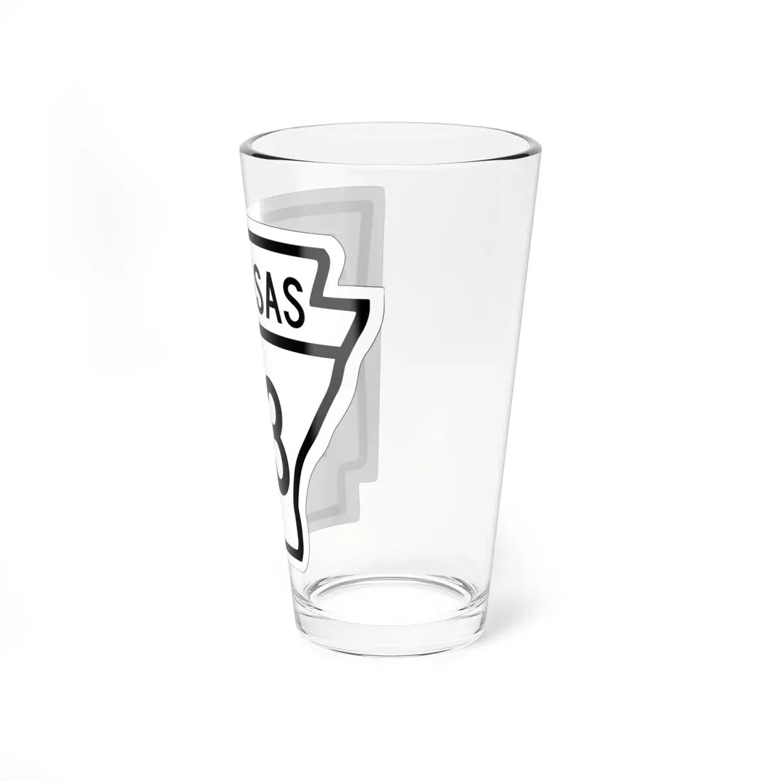Arkansas 133 1948 (Arkansas) (Road Sign) Pint Glass 16oz - Go Mug Yourself