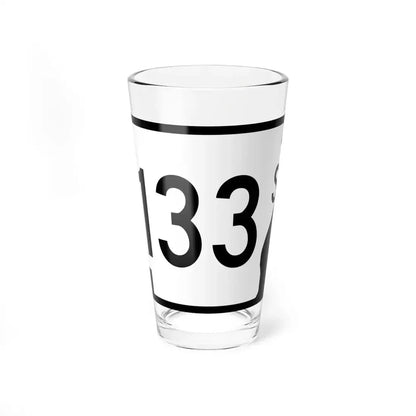 Arkansas 133S (Arkansas) (Road Sign) Pint Glass 16oz 16oz - Go Mug Yourself