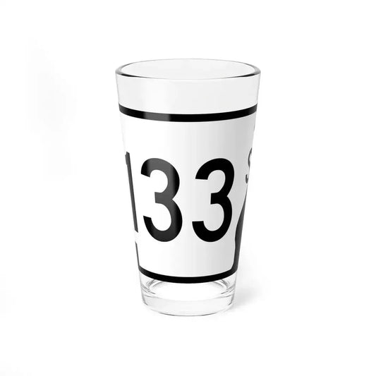 Arkansas 133S (Arkansas) (Road Sign) Pint Glass 16oz 16oz - Go Mug Yourself