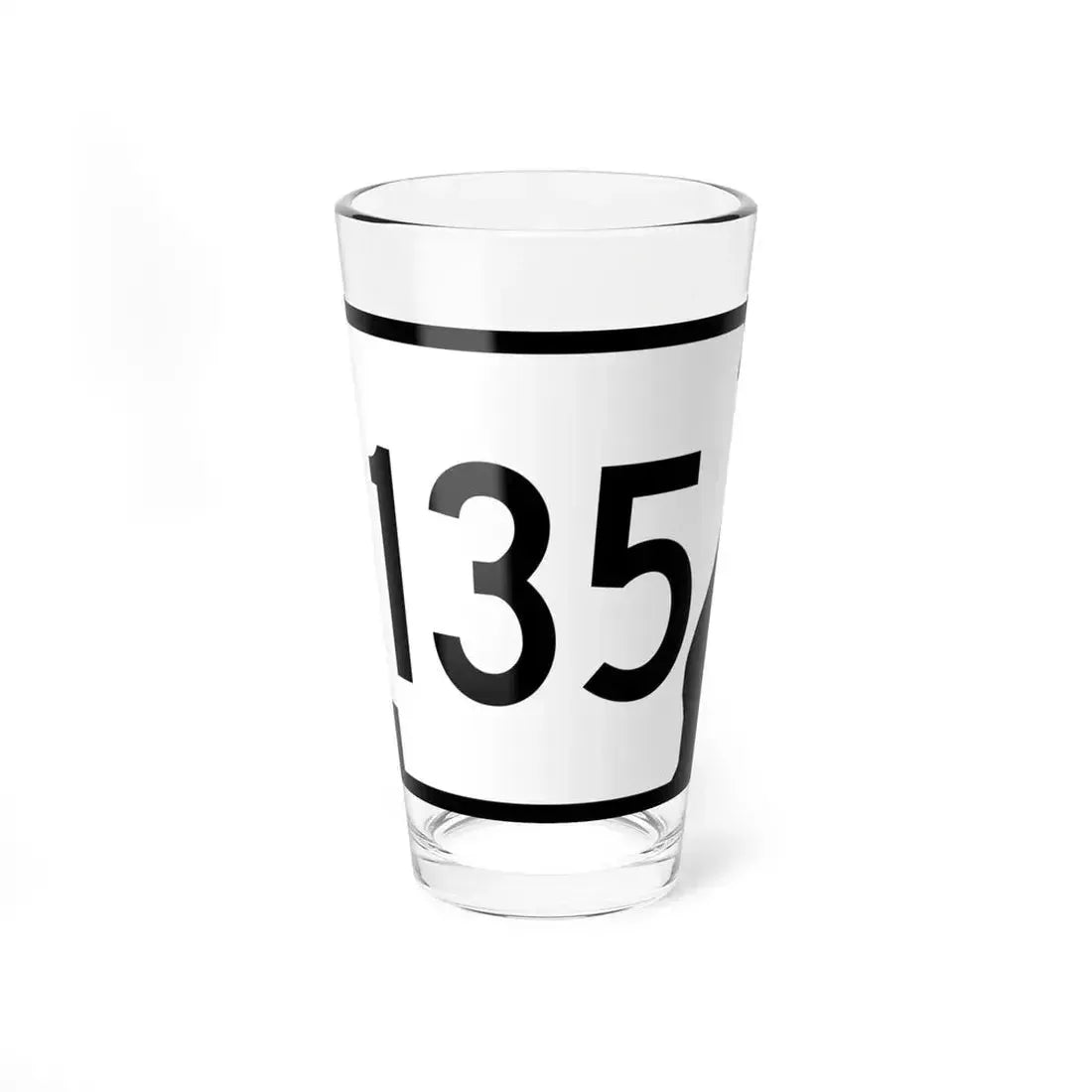 Arkansas 135 (Arkansas) (Road Sign) Pint Glass 16oz 16oz - Go Mug Yourself