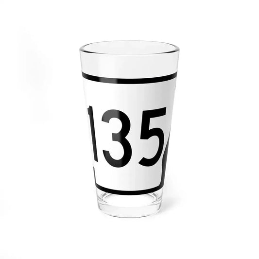 Arkansas 135 (Arkansas) (Road Sign) Pint Glass 16oz 16oz - Go Mug Yourself