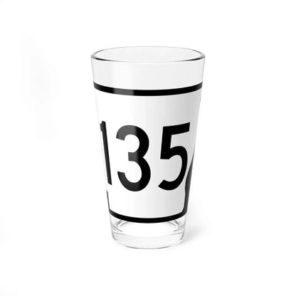Arkansas 135 (Arkansas) (Road Sign) Pint Glss 16oz 16oz - Go Mug Yourself