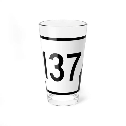 Arkansas 137 (Arkansas) (Road Sign) Pint Glss 16oz 16oz - Go Mug Yourself