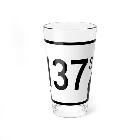 Arkansas 137S (Arkansas) (Road Sign) Pint Glss 16oz 16oz - Go Mug Yourself