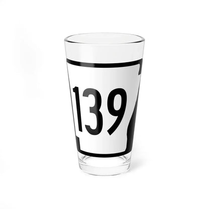 Arkansas 139 1970 (Arkansas) (Road Sign) Pint Glass 16oz 16oz - Go Mug Yourself