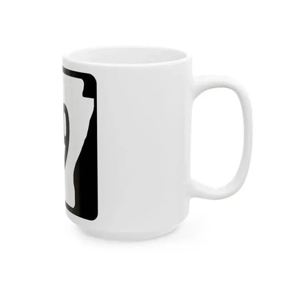 Arkansas 139 1970 (Arkansas) (Road Sign) White Coffee Mug - Go Mug Yourself