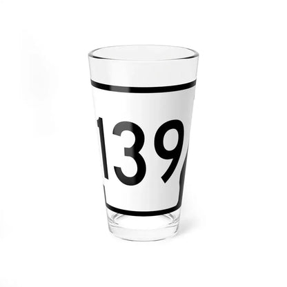 Arkansas 139 (Arkansas) (Road Sign) Pint Glss 16oz 16oz - Go Mug Yourself