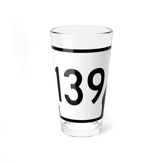 Arkansas 139 (Arkansas) (Road Sign) Pint Glss 16oz 16oz - Go Mug Yourself