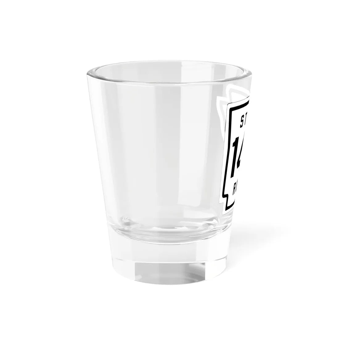 Arkansas 140 1926 (Arkansas) (Road Sign) Shot Glass 1.5oz - Go Mug Yourself