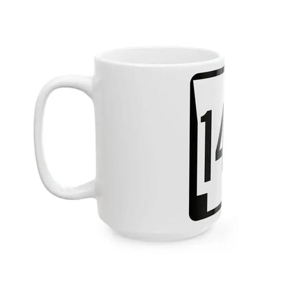 Arkansas 140 1970 (Arkansas) (Road Sign) White Coffee Mug - Go Mug Yourself