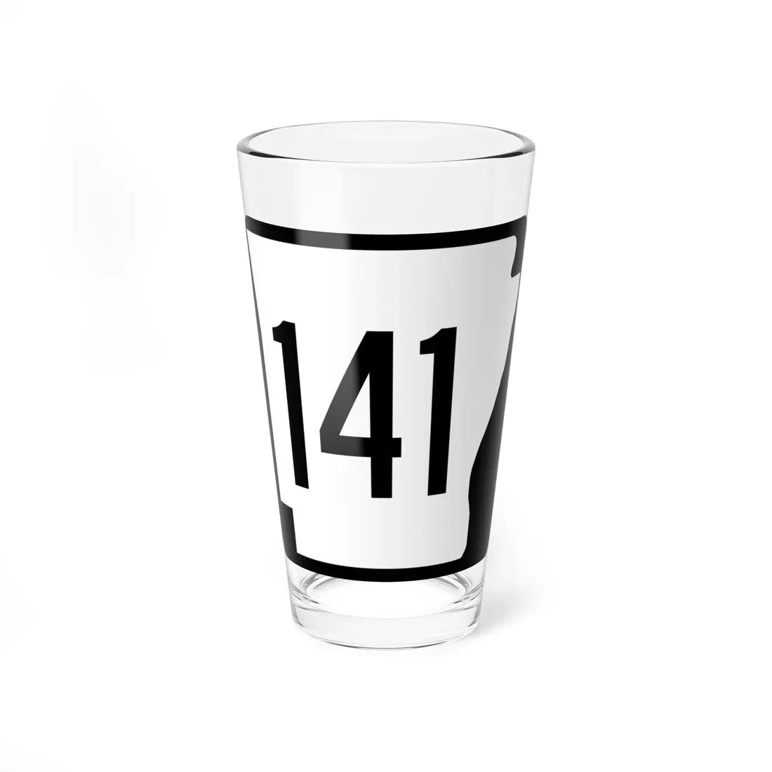 Arkansas 141 1970 (Arkansas) (Road Sign) Pint Glass 16oz 16oz - Go Mug Yourself