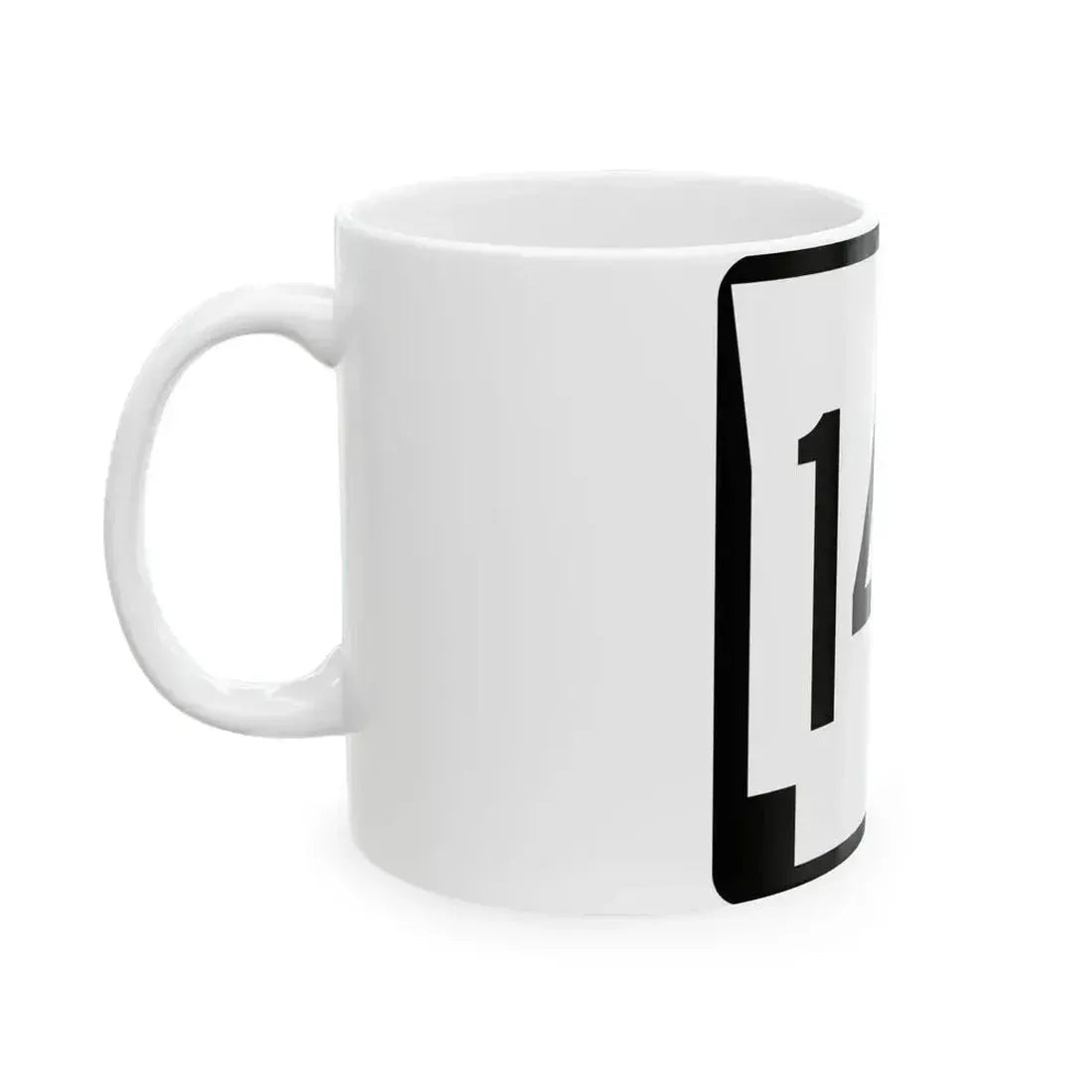 Arkansas 141 1970 (Arkansas) (Road Sign) White Coffee Mug - Go Mug Yourself