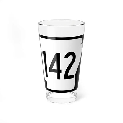Arkansas 142 1970 (Arkansas) (Road Sign) Pint Glass 16oz 16oz - Go Mug Yourself
