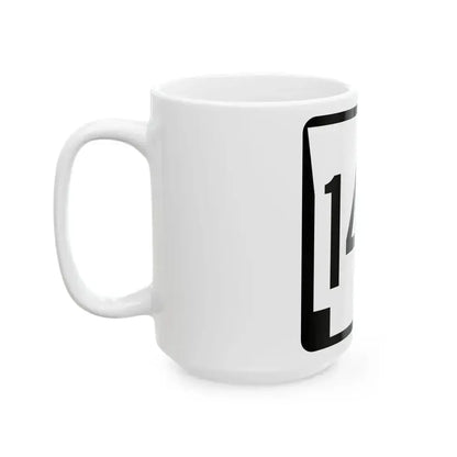 Arkansas 143 1970 (Arkansas) (Road Sign) White Coffee Mug - Go Mug Yourself