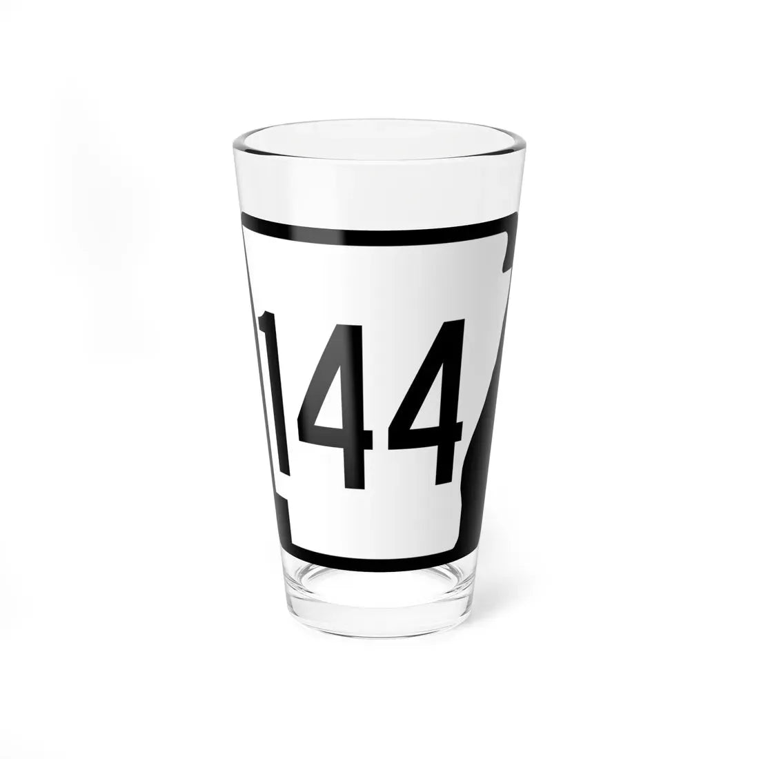 Arkansas 144 1970 (Arkansas) (Road Sign) Pint Glass 16oz 16oz - Go Mug Yourself