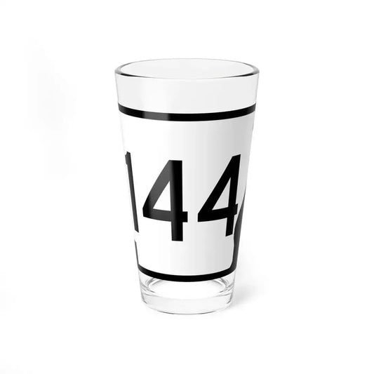 Arkansas 144 (Arkansas) (Road Sign) Pint Glass 16oz 16oz - Go Mug Yourself